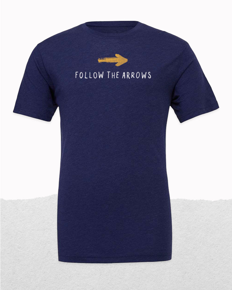 Follow the Arrows T-Shirt - Navy